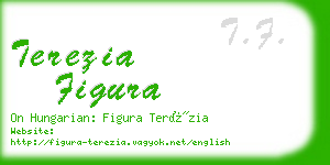 terezia figura business card